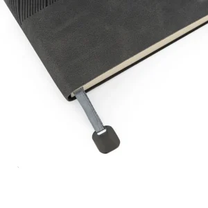 Soft PU Cover Notebooks in A5 Size with Metal Plate Bookmark - Image 5