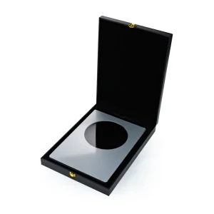 A4 Aluminum Award Plaques with Round Colored Plate and Stand - Image 8