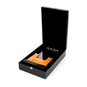 Castle Design Crystal Award in Black Presentation Box - Image 8