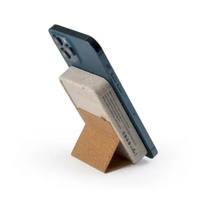 Cork MagSafe Wireless Powerbank with Foldable Stand, 15W, 10000 mAh - Image 8
