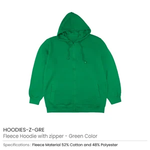Fleece Hoodies with Zipper in (S to 3XL) Sizes - Image 7
