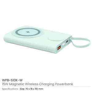 Magnetic Fast Wireless Charging Powerbank, 15W with iWatch Charger - Image 6