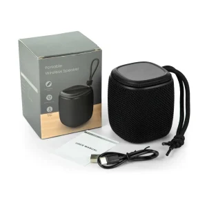 Portable Bluetooth Speaker with Light Up Logo and Lanyard - Image 10