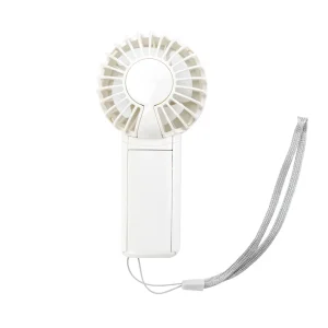Portable Hand Fan with Lanyard Lace - White Color - Image 6