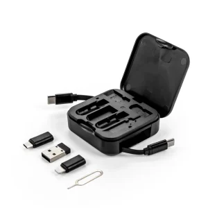 Retractable Charging Cable Set with Bamboo Top – 60W Fast Charging - Image 4