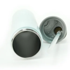 SS Bottles with Straw & Push Button Lid - Double-Wall Vacuum, 1Liter - Image 8