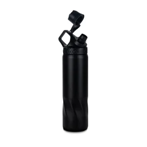 Stainless Steel Water Bottles in Black Matte, Double Wall, 620ml - Image 3