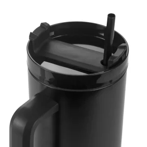 Tumblers with Handle and Straw in Stainless Steel 1200ml - Image 5